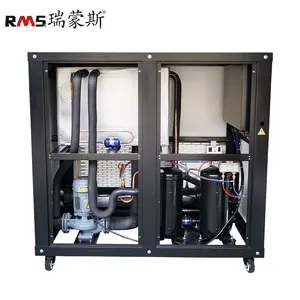 China Leverancier 3hp 2.2kw Kleine Water Chiller 3ton Coil Watertank Industriële Luchtgekoelde Chiller Met Lage Prijs