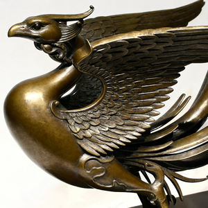 Fournisseur de statues et sculptures en métal d'animaux Feng Shui en bronze, grand format, personnalisées, à prix compétitif, directement de l'usine chinoise, pour l'art de jardin. - Product Image 4