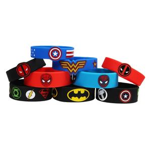 Joli bracelet comique Bracelets en silicone pour enfants Cadeau de fête de la famille Bandes de poignet de fitness parent-enfant - Product Image 1
