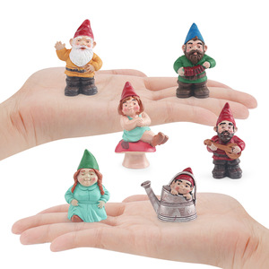 Figuras Decorativas de PVC para Jardín, Familia de Duendes, Gnomos y Elfos Navideños, Micro-paisaje - Product Image 4