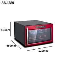 Vente en gros Refroidisseurs à vin et à boisson 16L à écran tactile LED personnalisés à 2 couches