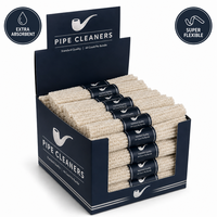 Brosses de nettoyage de tuyaux robustes et écologiques, 44 unités, 48 paquets par boîte de présentation, tiges de nettoyage de 6 pouces pour un nettoyage en profondeur