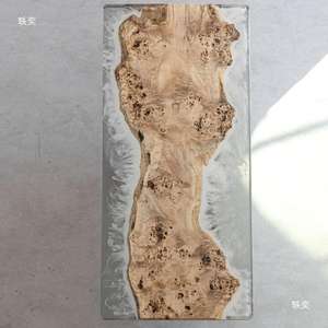 2024 <span class=keywords><strong>Promotion</strong></span> performance à coût élevé Table multifonctionnelle en bois de noyer massif Table de conférence bureau table en résine époxy - Product Image 6