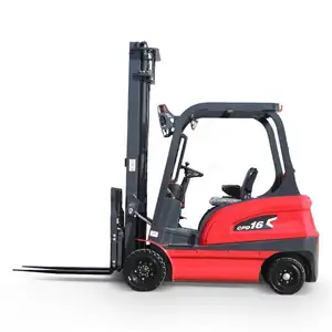 Forklift listrik penggerak roda empat Harga Murah 1.5 2 2.5 3 Ton Forklift baterai portabel hidrolik