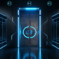 Porte coupe-feu et insonorisée en acier inoxydable pour intérieur commercial moderne KTV, bar personnalisé, box karaoké, salle privée, finition de qualité, garantie 5 ans