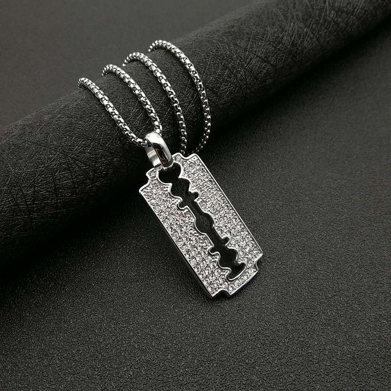 Steel-colored single pendant