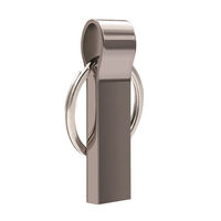 Clé USB Métallique Pivotante Neuve en Gros 8 Go-128 Go USB 3.1 avec Puce Flash de Classe A, Forme de Clé USB et Boîte Cadeau