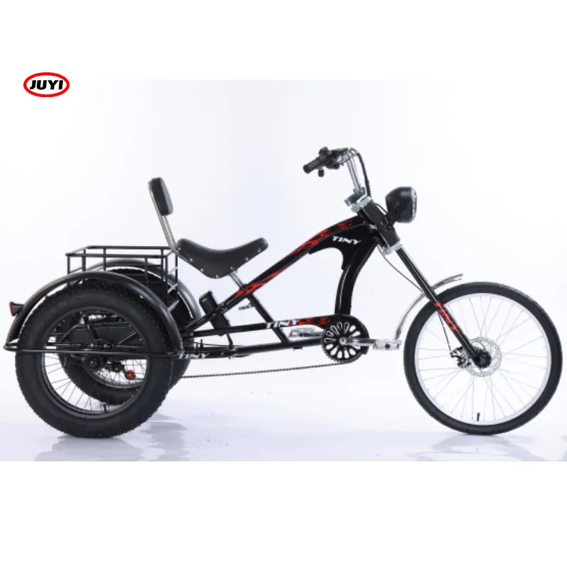 Nhà Máy Trung Quốc 18ah 750W Động Cơ Điện Trike Chất Béo Lốp 3 Bánh Xe Điện Xe Đạp Dành Cho Người Lớn Điện Xe Ba Bánh