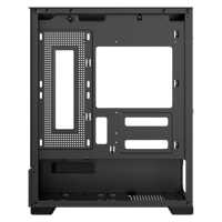 AntarcChill Popular Mid Tower Gaming PC Tower Computer Case Gamer SPCC Tempered Glass Desktop Vertical PC Cabinet With RGB Fan