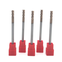 Fraise à rayon d'angle en carbure HRC55 à 4 cannelures, spéciale pour l'usinage de l'acier inoxydable, fraise à usiner CNC en tungstène