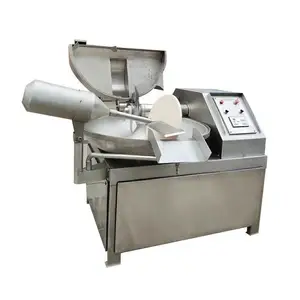 Electric Fresh Vegetable Beef Chicken Pork Ham Sausage Meat Bowl Cutter Machine