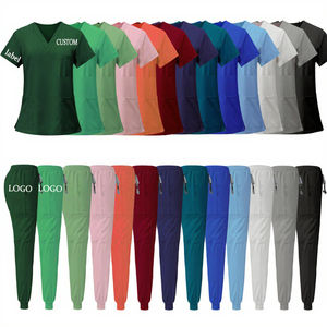 Uniformes Médicos de Moda Jieenna Directo de Fábrica, Conjuntos de Uniformes Quirúrgicos, Tela de Poliéster/Rayón para Dentistas, Sin Costuras, para Hospital - Product Image 3