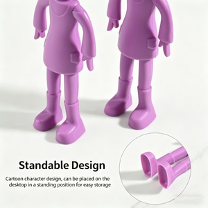 Ensemble d'outils de pâtisserie en silicone pour enfants, 5 pièces, comprenant un pinceau à pâtisserie, une spatule et un fouet, <span class=keywords><strong>kit</strong></span> de pâtisserie DIY pour enfants - Product Image 5