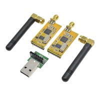 Módulos de datos en serie RF inalámbricos de alta calidad con antenas, comunicación de datos, módulo convertidor USB, kit adaptador APC220