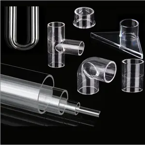 ODM Hot sale clear plastic h channel Support Drilling holes pc pvc pipe suppliers pvc tube schedule 80