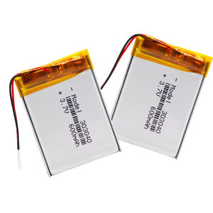 사용자 정의 <span class=keywords><strong>303040</strong></span> 600mah 350mah <span class=keywords><strong>3.7v</strong></span> 리튬 폴리머 배터리 리튬 이온 셀 충전식 배터리 <span class=keywords><strong>Lipo</strong></span> 배터리 - Product Image 3
