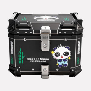 Coffre de moto en alliage d'aluminium étanche et renforcé Italika 45L pour véhicules électriques, boîte arrière personnalisable - Product Image 6