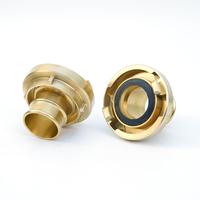 Raccord de tuyau d'incendie marin en laiton DN50, connecteur d'hydrant de navire, adaptateur, raccords de lutte contre l'incendie, sauvetage d'urgence, pression de service 1,6 MPa