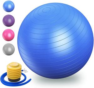 Balle de Yoga anti-éclatement, entraînement, stabilité de la <span class=keywords><strong>grossesse</strong></span>, gymnastique à domicile, balle d'équilibre suisse, pompe, balle de Fitness, 75cm - Product Image 1