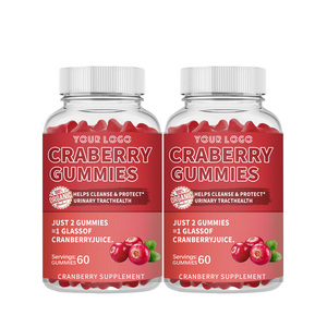 Thảo dược bổ sung để bảo vệ sức khỏe đường tiết niệu và làm sạch, OEM tùy chỉnh Cranberry Gummies trộn với <span class=keywords><strong>Berry</strong></span> Gummies - Product Image 2