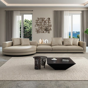 أثاث غرفة المعيشة بفيلا اصطناعية بتصميم إيطالي فاخر ، مجموعة أريكة عالية الجودة على شكل حرف U - Product Image 3