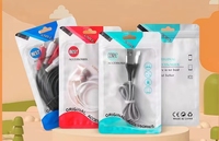 Industrial Grade Customizable 11X18cm Zipper Bag for USB Data Cables and Earphones
