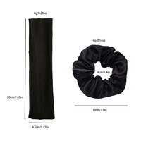 Élastiques à cheveux souples personnalisables avec logo, bandeaux de sport absorbants pour l'entraînement, la course et le yoga, ensembles de bandeaux et chouchous pour cheveux