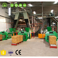 Presse à balles horizontale hydraulique HC pour recyclage de ferraille, compacteur de copeaux de fer et d'aluminium 380V, automatique/semi-automatique, taille personnalisable