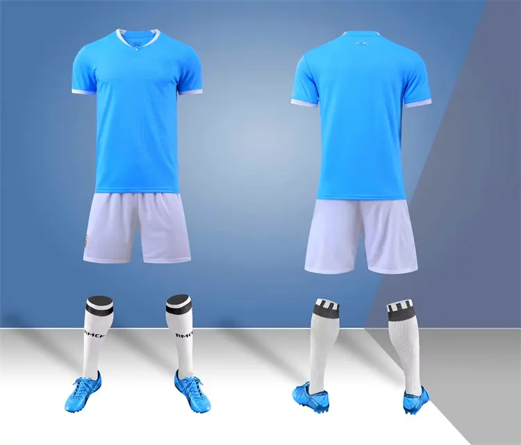 Vêtements de football maillot de football de Madrid 2022 maillot de football vêtements de sport thaïlande maillot d'équipe de joueur réel adultes ensembles de kit de football pour enfants