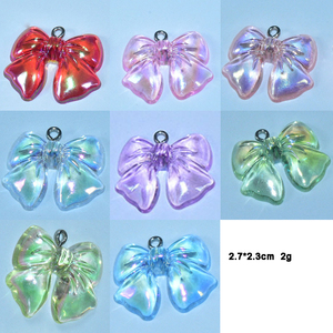 AB Color Bowknot Pendant <b>Charms</b> for <b>Jewelry</b> Making DIY Earrings Necklace Bracelet Handmade Bow Keychain Accessories Colgantes - Product Image 3