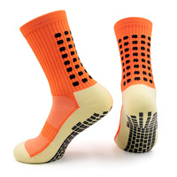 Zhongde Chaussettes de football d'hiver épaisses pour hommes, confortables et antidérapantes, en silicone, avec poignée de sport, en coton, personnalisées