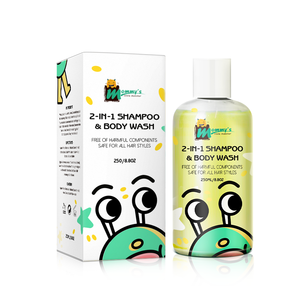 Gel de ducha 2 en 1 para niños, champú y gel de baño para el cuidado del cabello del bebé - Product Image 1