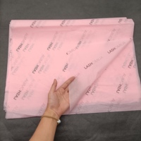 Papier d'emballage en papier de soie personnalisé avec logo, faible MOQ, délai de livraison rapide, pour boutique
