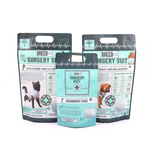 Stand up Mylar Bag Gravure Printed Food Grade Dry Cat Food Bags Smell <b>Proof</b> Mylar Bag Soft Touch High Quality Branded Packaging - Product Image 2