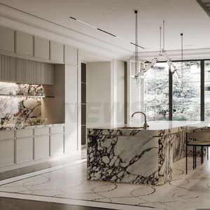 Newstar tự nhiên arabescato <span class=keywords><strong>Carrara</strong></span> bằng đá cẩm thạch trắng nhà khách sạn bàn làm việc bằng đá cẩm thạch phòng tắm nhà bếp Countertop đảo bảng Top - Product Image 3