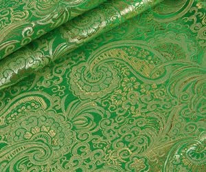 高品质150厘米宽度100% 涤纶中国金属锦缎面料 - Product Image 5