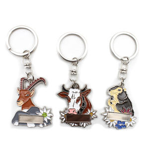 Recuerdo Animal Ciervo Vaca Ganado Marmot llavero - Product Image 1