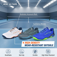 Chaussures de tennis athlétiques unisexes professionnelles légères à tige basse, semelle souple, anti-humidité pour entraînement en salle – Vente en gros
