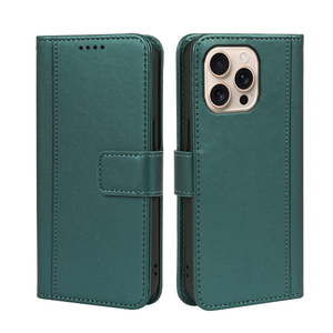 Funda de Cuero Retro para Teléfono Móvil <span class=keywords><strong>iPhone</strong></span> 15 Pro Max 16 Plus 12 13 14 17e 16e con Cartera, Soporte y Tapa Abatible - Product Image 2