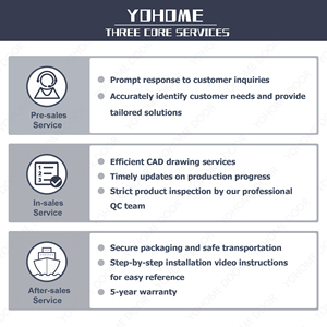 Cửa nội thất cao cấp Yohome bảo hành 5 năm, phòng ngủ biệt thự, phòng học, phòng tắm, chất liệu chắc chắn, thiết kế hiện đại, cửa nội thất 8 feet cho nhà ở - Product Image 6