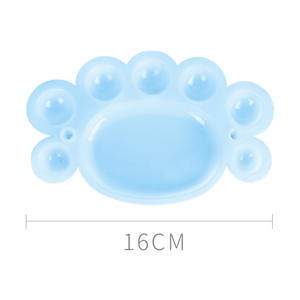 MEJOR 8-Hole Little Foot Plastic 16cm Juego de paletas y bandejas de acuarela para niños Pintura - Product Image 2