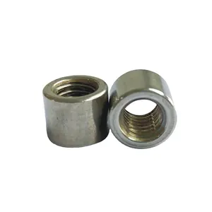 Round Coupling Nut threaded Extension Thickening Column Sleeves Barrel Long Round Cylinder Coupling Nut 6, M8, M10, M12