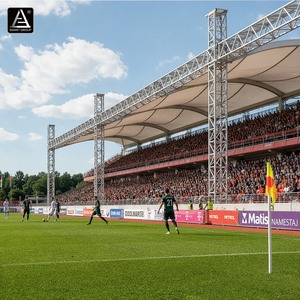 6 rangées de sièges de tribune pour événements, structure métallique extérieure, tribune de gradins, sièges de tribune pour spectateurs pour course automobile - Product Image 1
