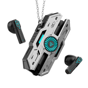 หูฟังบลูทูธสำหรับเล่นเกมสไตล์เมชาสุดเท่ ชาร์จแบบ Type C 5.3 ไร้สาย TWS ความหน่วงต่ำ สำหรับเกมมือถือ - Product Image 5