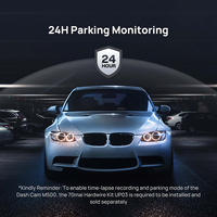M500 Voiture DVR Caméra Enregistreur 1944P 170FOV Dash Cam avec Vision Nocturne Intégré GPS ADAS 24H Parking Moniteur EMMC Stockage