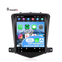 Podofo 9,7 "Android Car Stereo para Chevrolet Cruze J300 2008-2014 2 + 64G CarPlay y Android Auto Car Radio GPS WIFI Hifi FM RDS EQ