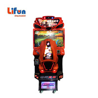 Jeu de course vidéo d'arcade à pièces une machine de simulation de course de voiture à grande vitesse