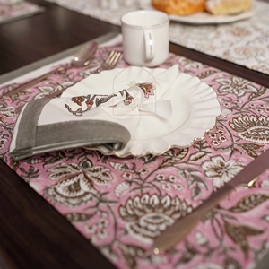 แผ่นรองจานลายดอกไม้สไตล์ธรรมชาติของตกแต่งบ้านจัดงานแต่งงานสวน - Product Image 1