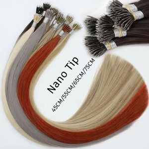 Extensiones de Cabello 100% Virgen Doble Trama <span class=keywords><strong>Nano</strong></span> Ring Rubias Lisas Europeas <span class=keywords><strong>Nano</strong></span> Punta Pura de Alta Calidad 2026 al por Mayor - Product Image 4