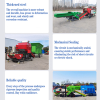 Enfardatrice-ensileuse ronde haute performance avec moteur diesel personnalisé et moteur électrique, haute productivité